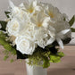 'WHITE DREAM' - preserved frangipani bouquet