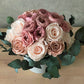 PINK DAWN - preserved rose box