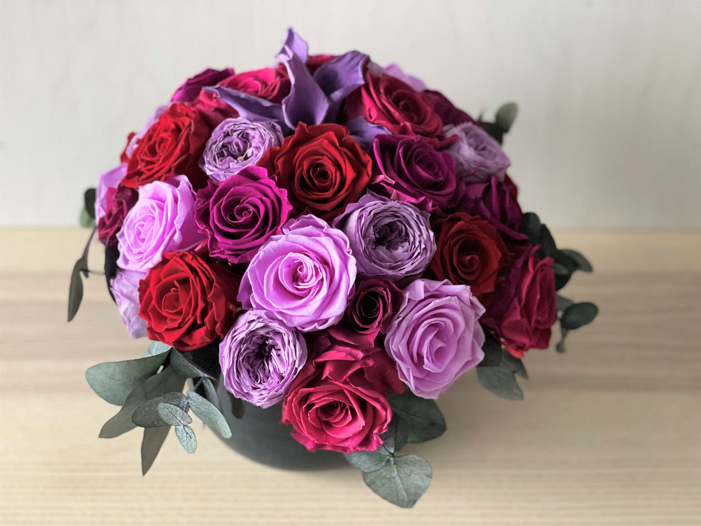 'RUBIN' - preserved rose box