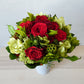 'RED VELVET' - preserved red roses bouquet