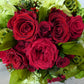 'RED VELVET' - preserved red roses bouquet
