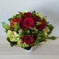 'RED VELVET' - preserved red roses bouquet