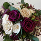 'PURPLE BEAUTY' - preserved rose bouquet