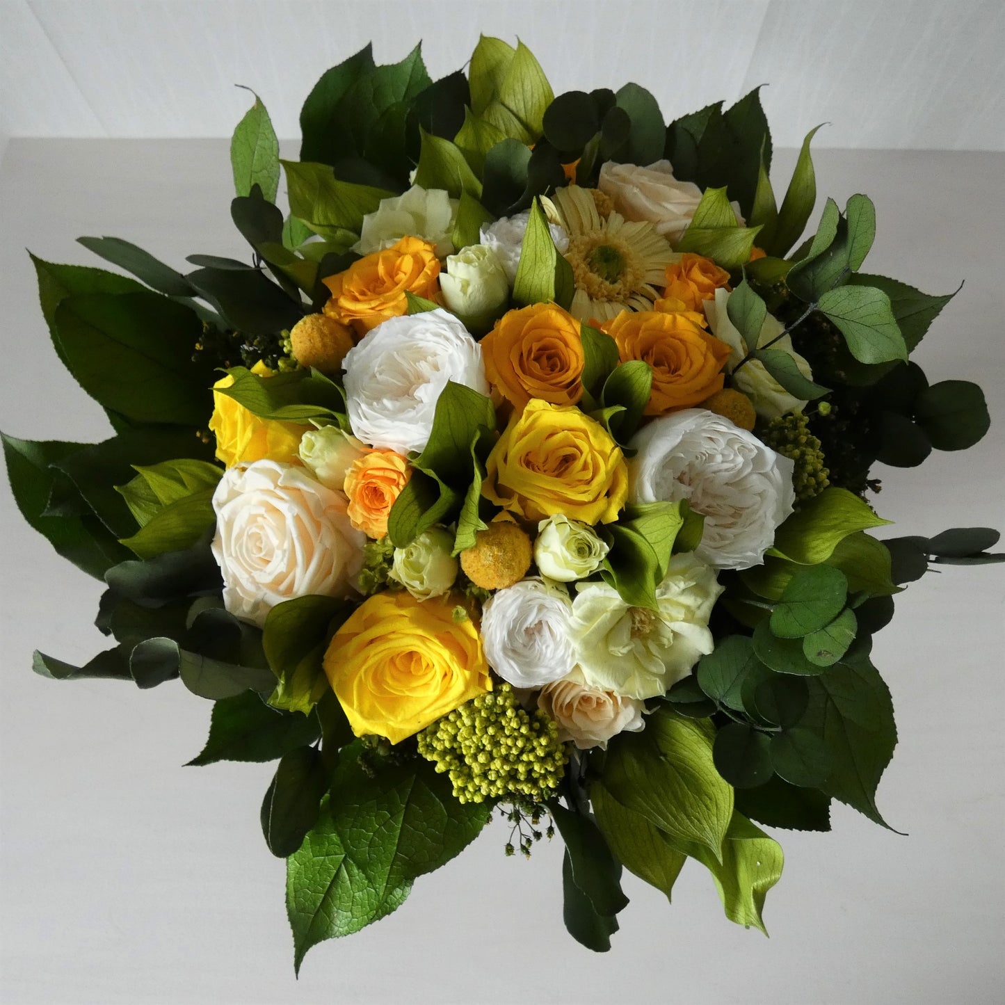 YELLOW DREAM - Preserved Yellow Roses Bouquet